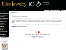 Tablet Screenshot of elisejewelry.net